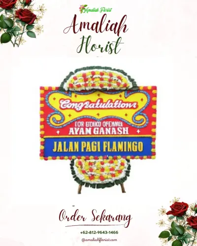 Bunga Papan Congratulation di Pegundungan